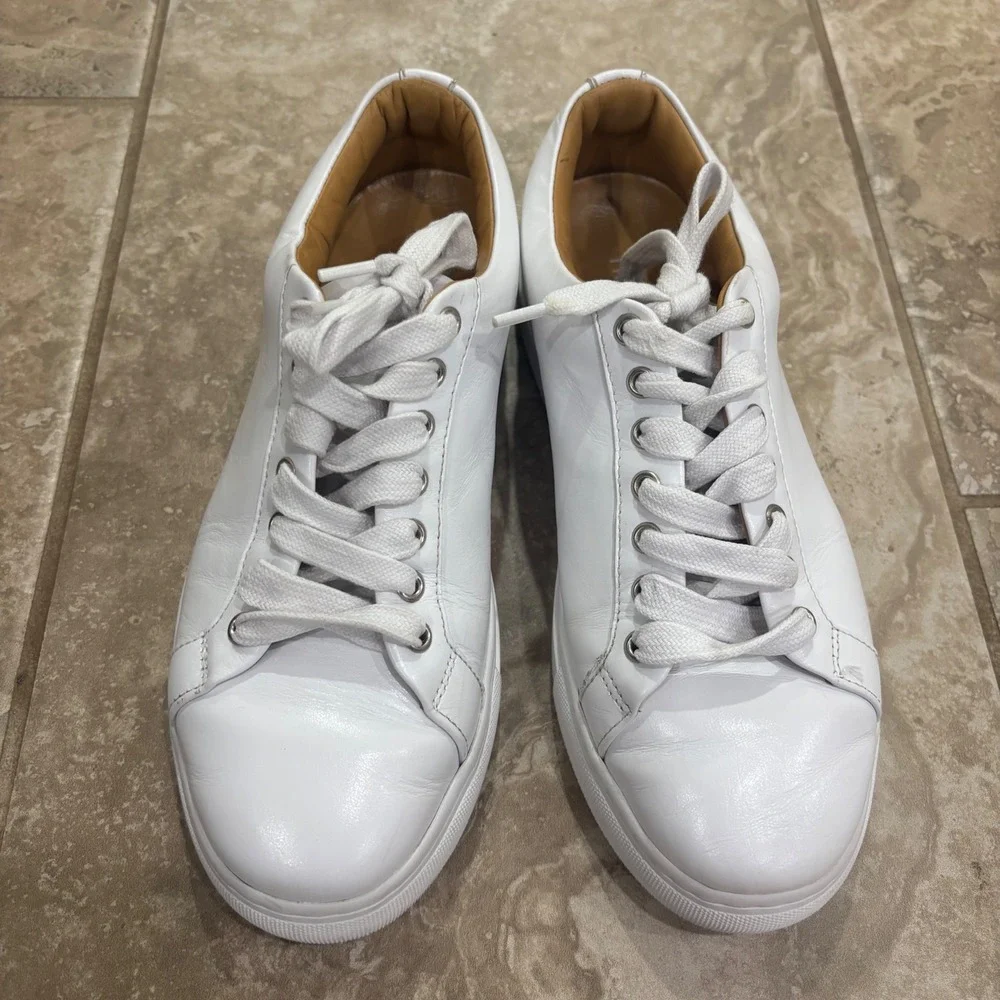 Thursday Boot Company Premier Low Top White Leather Sneakers Womens‎ 7.5